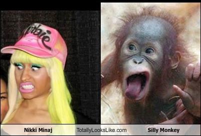 Nicki Minaj Totally Looks Like Silly Monkey