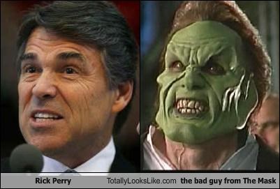 Rick Perry Totally Looks Like Dorian Tyrell from The Mask