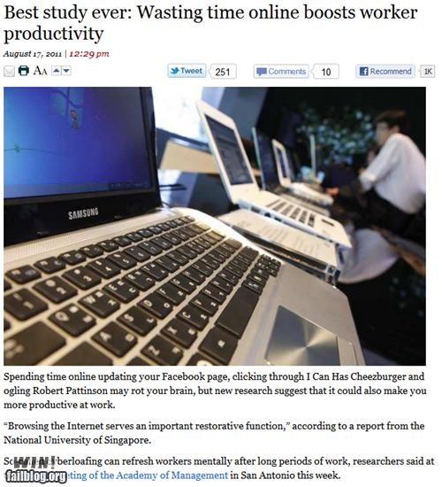 Completely Relevant News: It's Not Procrastination (Really!)