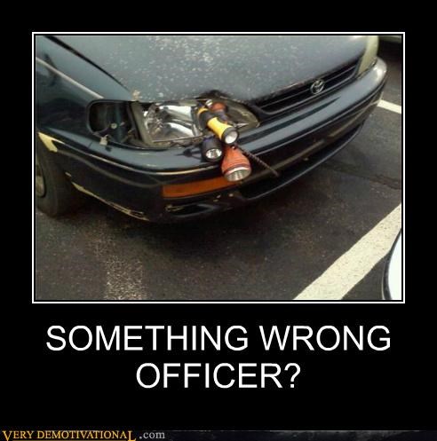 SOMETHING WRONG OFFICER?