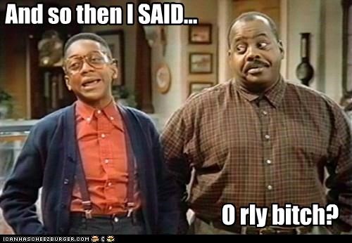 And so then I SAID...