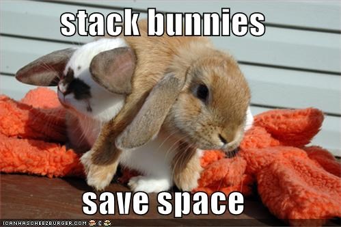 Option B: Get Rich and Buy More Space!  And More Bunnies!