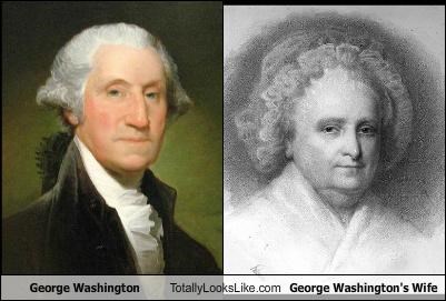 George Washington Totally Looks Like Martha Washington
