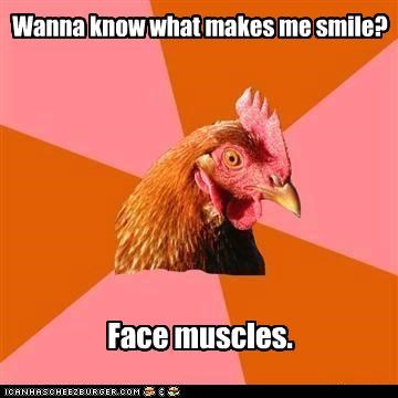 Anti-Joke Chicken: Reflexes