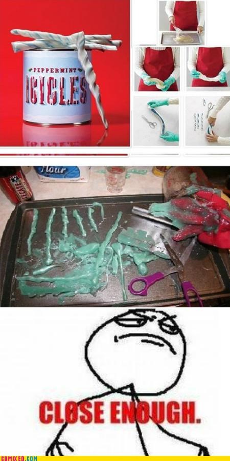 Peppermint Icicles: Almost Worth It