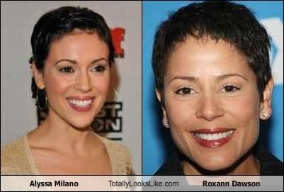Alyssa Milano Totally Looks Like Roxann Dawson