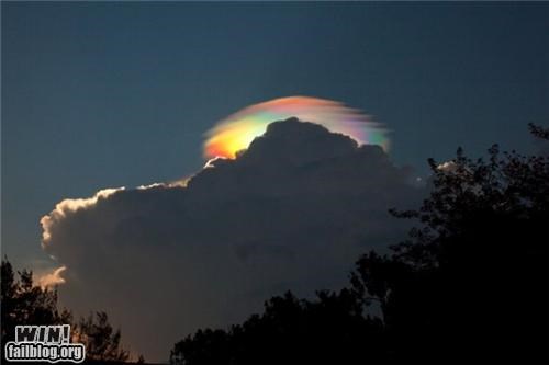 Mother Nature FTW: Iridescent Cloud