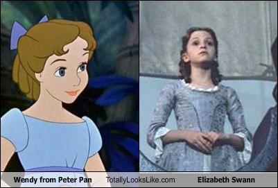 Wendy from Peter Pan Totally Looks Like Elizabeth Swann