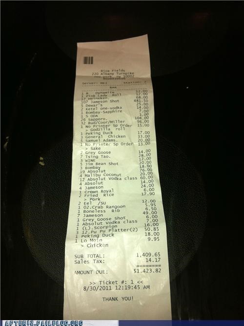Great Party, But Who's Gonna Pay For It?
