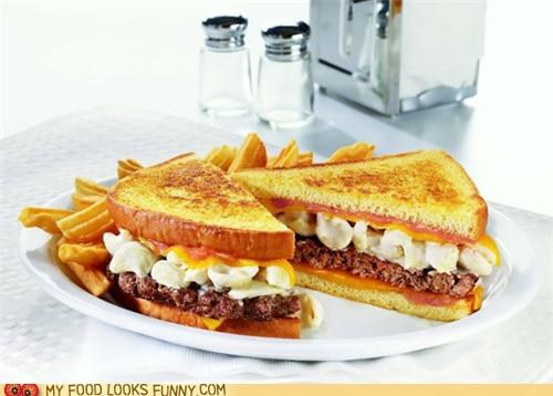 Denny's Mac 'n Cheese Patty Melt