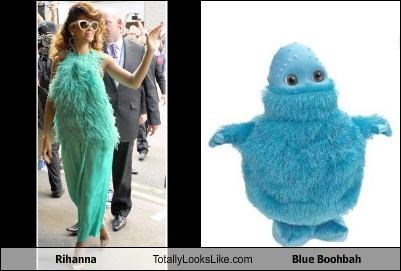 Rihanna Totally Looks Like Blue Boohbah