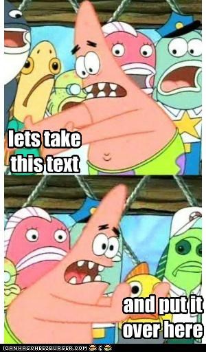 Pushing Patrick: Does This Break the 4th Wall?
