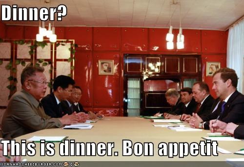 Dinner?  This is dinner. Bon appetit