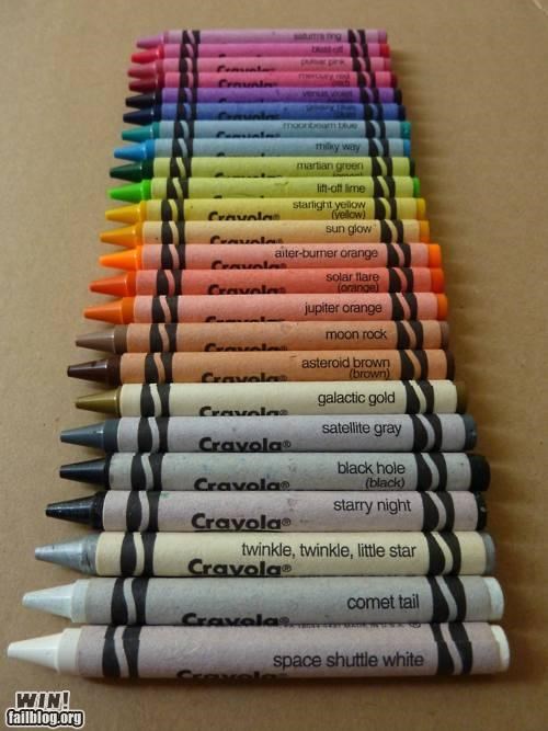 Astronomy Crayons WIN