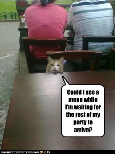 Don't you hate being the first to arrive?