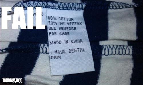 Sweatshop Benefits FAIL