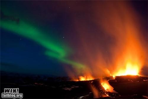 Mother Nature FTW: Above and Below