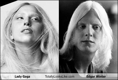 Lady Gaga Totally Looks Like Edgar Winter