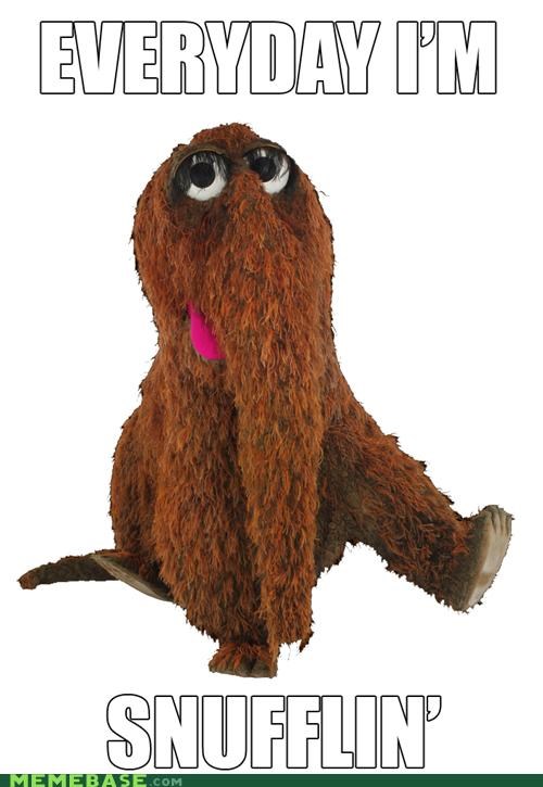 Snuffleluffagus is in the house tonight