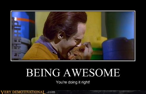 BEING AWESOME