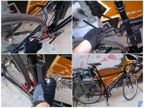 Self-Destructing Bike Lock of the Day