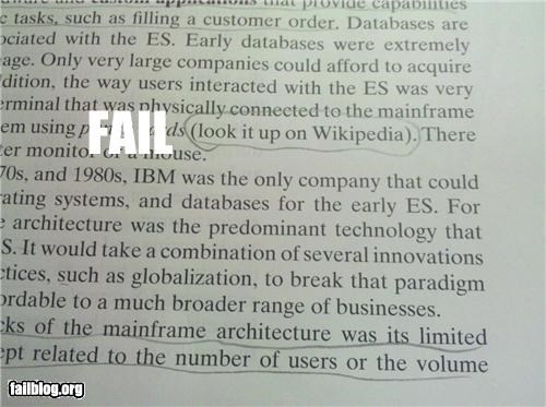 College Textbook Citation FAIL