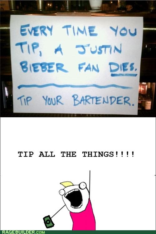 If You Tip Him Well Does the Fan Die Horribly?