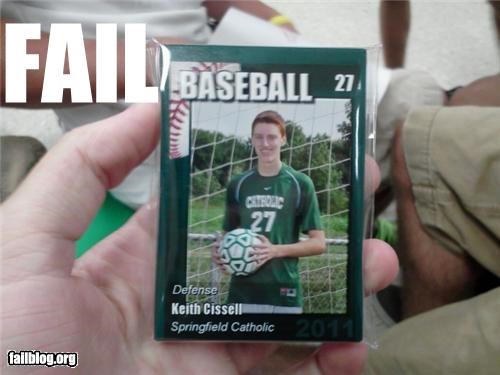 Baseball Card FAIL