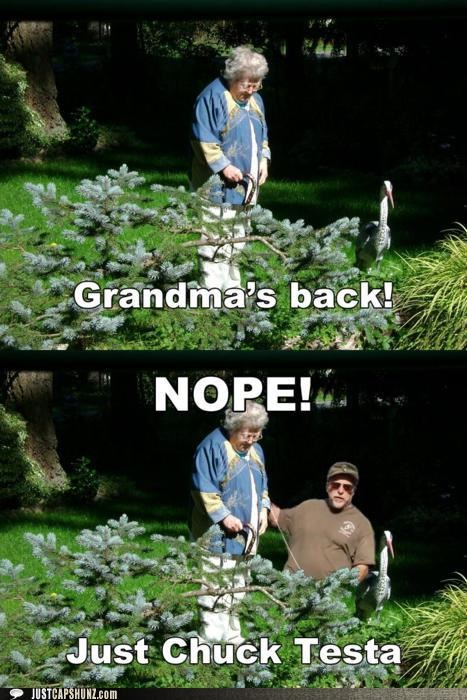 You Seem a Bit Stiffer Than Normal, Grandma!