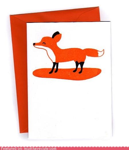 Foxy Greeting Card
