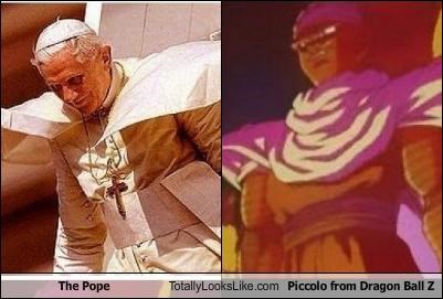 The Pope Totally Looks Like Piccolo from "Dragon Ball Z"