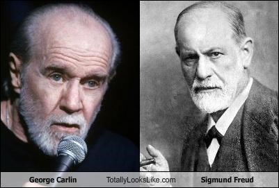 George Carlin Totally Looks Like Sigmund Freud
