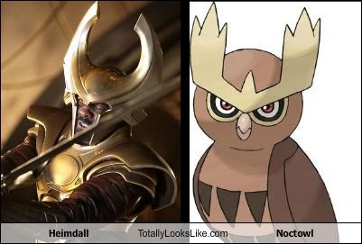 Heimdall Totally Looks Like Noctowl