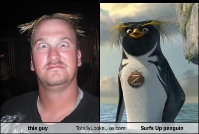 This Guy Totally Looks Like Zeke from "Surf's Up"
