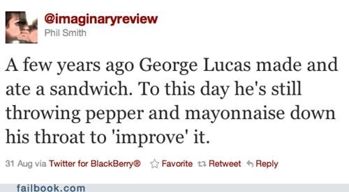 George Lucas's Sandwich
