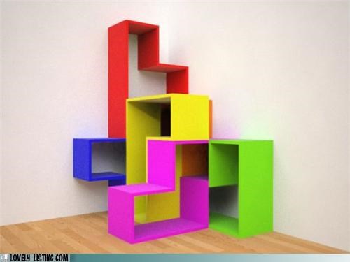 3D Tetris Shelves