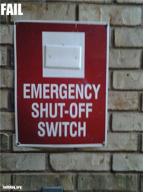 Emergency Shut Off FAIL