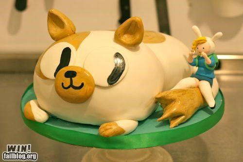 Adventure Time Cake WIN