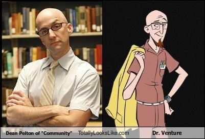 Dean Pelton of "Community" Totally Looks Like Dr. Venture