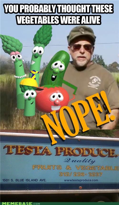 Veggie Tales? Nope!