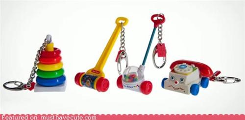 Classic Toy Key Chains