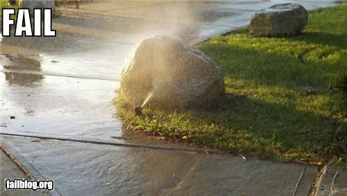 Sprinkler Effectiveness FAIL