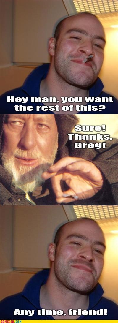 Good Guy Greg Says Sharing Is Caring