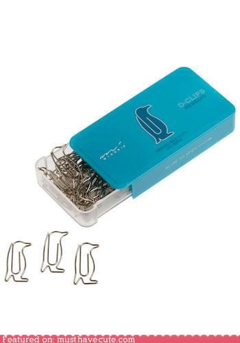 Penguin Paper Clips 