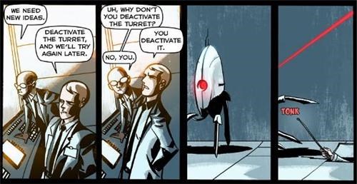 Portal 2 Comic of the Day