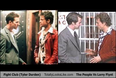 TLL Classics: "Fight Club" Scene Totally Looks Like "The People Vs Larry Flynt" Scene