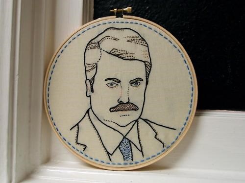 Manly Embroidery of the Day