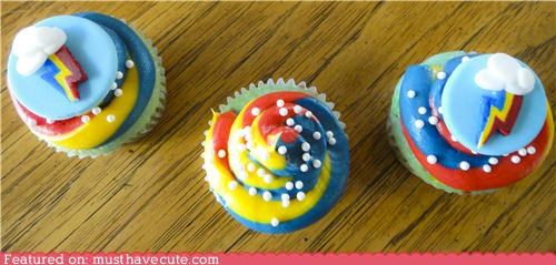 Epicute: Rainbow Dash Cupcakes