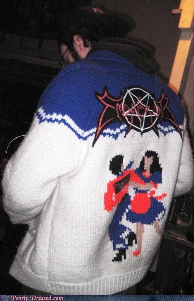 After Finishing the Sweater, He Used His Knitting Needles to Sacrifice a Goat