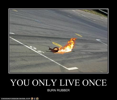 YOU ONLY LIVE ONCE
